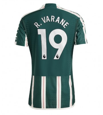 Lacne Muži Futbalové dres Manchester United Raphael Varane #19 2023-24 Krátky Rukáv - Preč